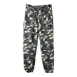 Mica Denim Camouflage High-Rise Utility Joggers